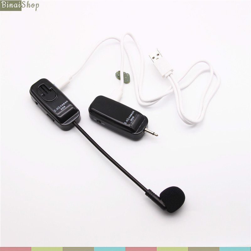 [Mã ELHACE giảm 4% đơn 300K] Microphone gài tai không dây 2.4G XXD-18