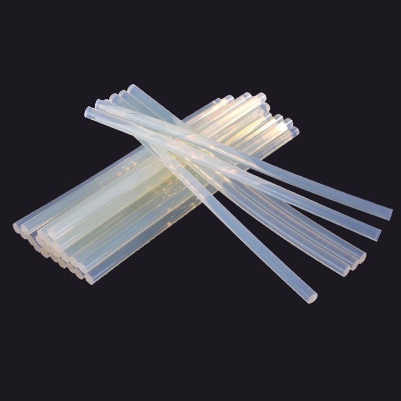 1 cây keo nến cây nhỏ vừa với máy bắn keo 0,7mm dài 26cm