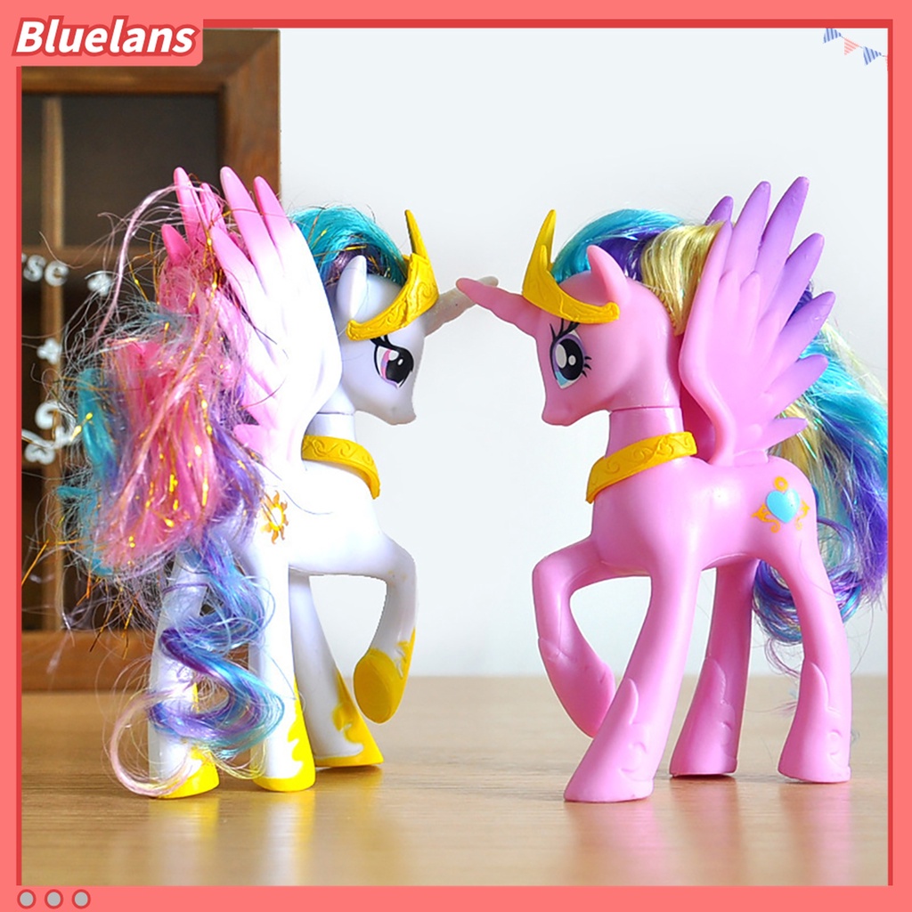 Bluelans♡ 1 Mô Hình Nhân Vật My Little Pony 14cm Bằng PVC