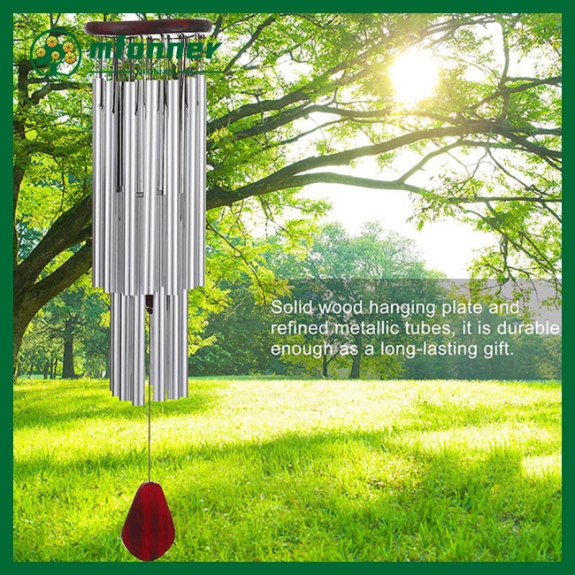 Chuông Gió 33 Inchs 27 Ống Kim Loại Trang Trí Nhà Cửa