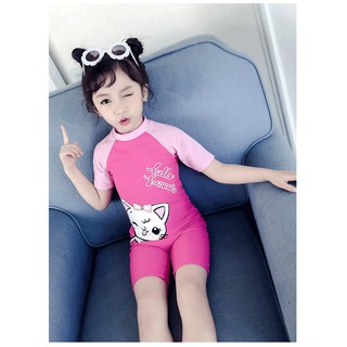 Đồ bơi liền thân cho bé gái dễ thương (có size lớn)