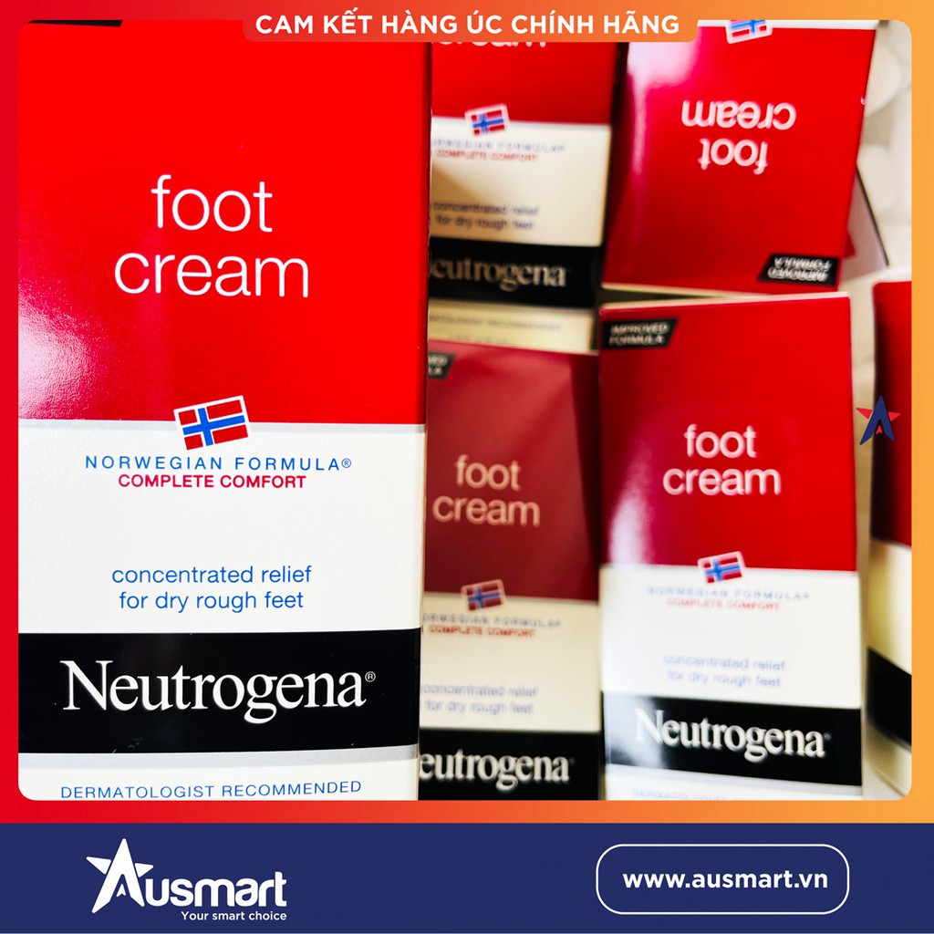 [ HÀNG CHÍNH HÃNG ] Kem dưỡng da chân Neutrogena Norwegian Formula Complete Comfort Foot Cream 56g