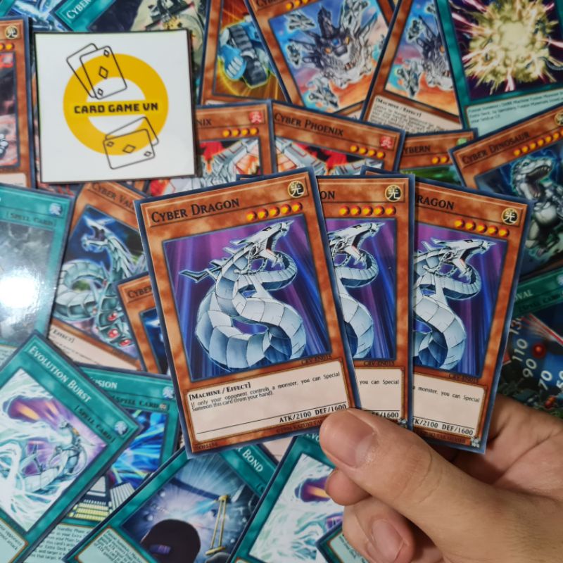 [BÀI IN] Bài YuGiOh - Hộp Thẻ Bài FullBox - Bộ 54 lá bài Cyber Dragon Ultimate Deck của Ryo Marufuji - Card Game VN