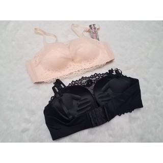 Áo lót đẩy ngực có ren bên ngoài size 34/75 SisterHood Thái Lan