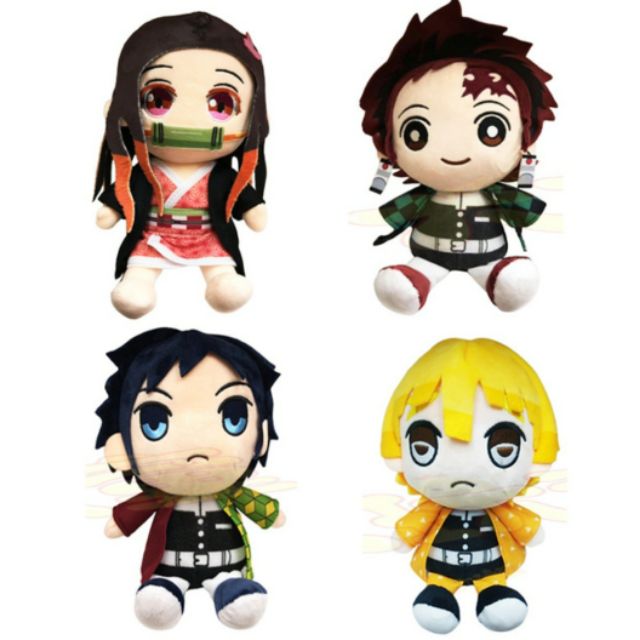 Gấu bông doll búp bê kimetsu no yaiba thanh gươm diệt quỷ Nezuko Tanjirou quà tặng sinh nhật bé trai gái bạn bè
