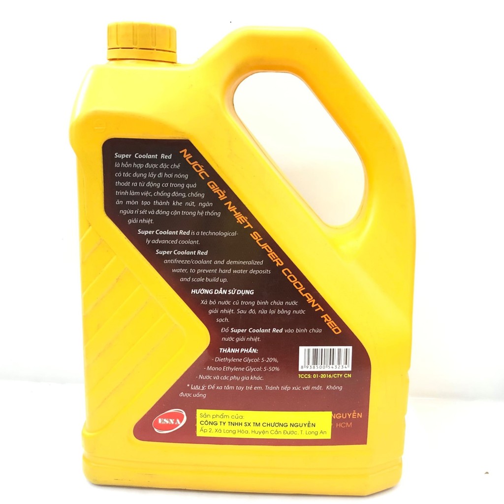 ESNA SUPER COOLANT 4L Nước làm mát xanh/ đỏ