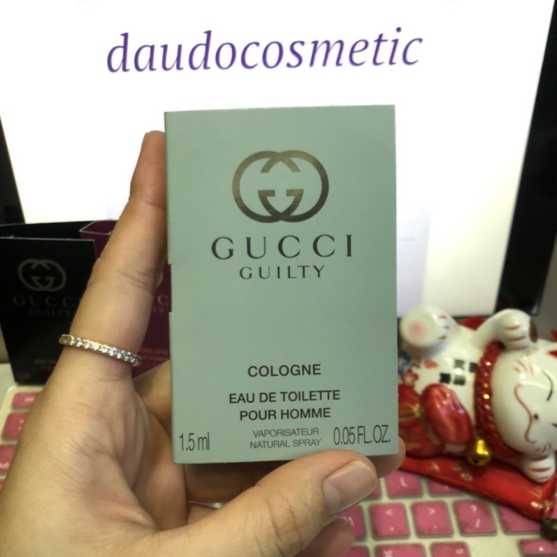 [ vial nam nữ] Nước hoa Gucci Guilty EDT - Guilty Pour Homme EDT - Guilty Love 1.5ml