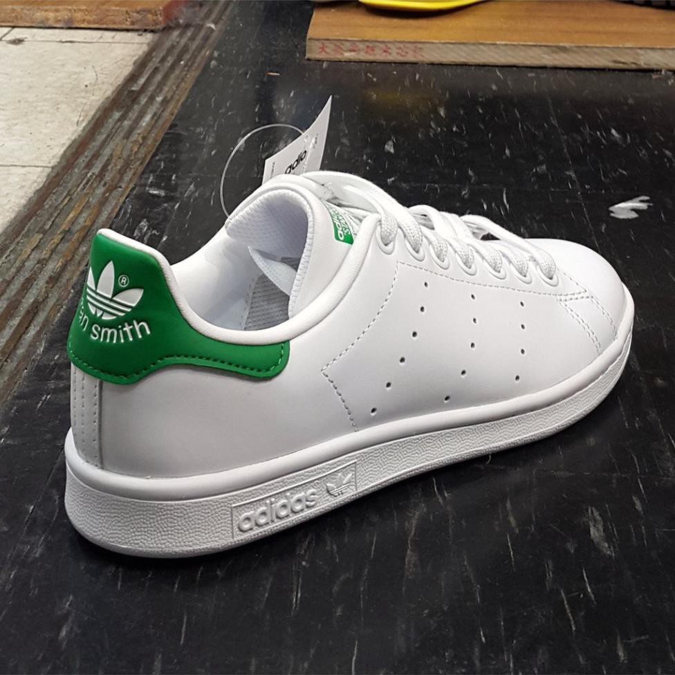 10.10 【Bắn thật】Adidas STAN SMITH M20324 xanh tất cả da trắng kết cấu cổ điển uy tín 2020 . . . : ⚡ new Ll . . . hot ^ '