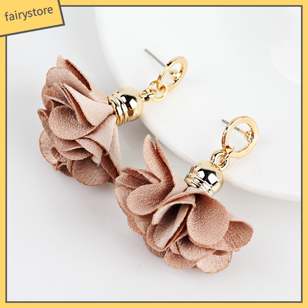 Hoa Tai Dáng Dài Thời Trang Phong Cách Cho Nữ