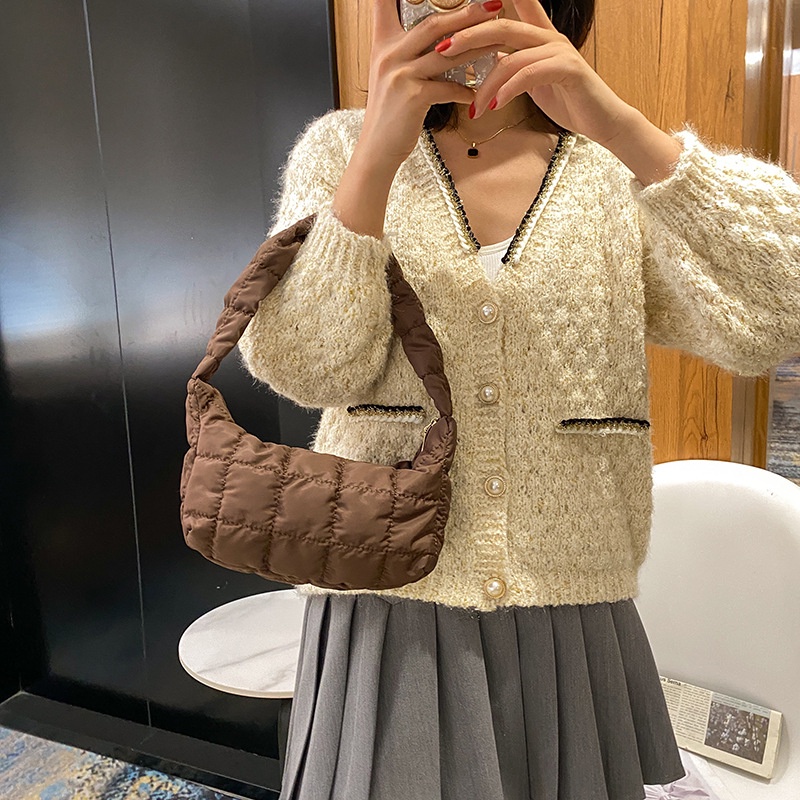 Túi đeo một bên vai màu trơn chất lượng cao