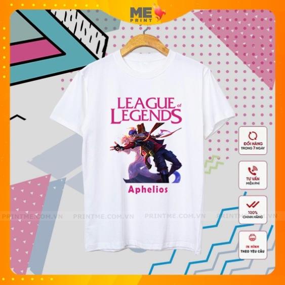 Áo thun liên minh huyền thoại các tướng lol chữ A, áo lmht in theo yêu cầu cho gamer genz - PrintME Shop Đẹp