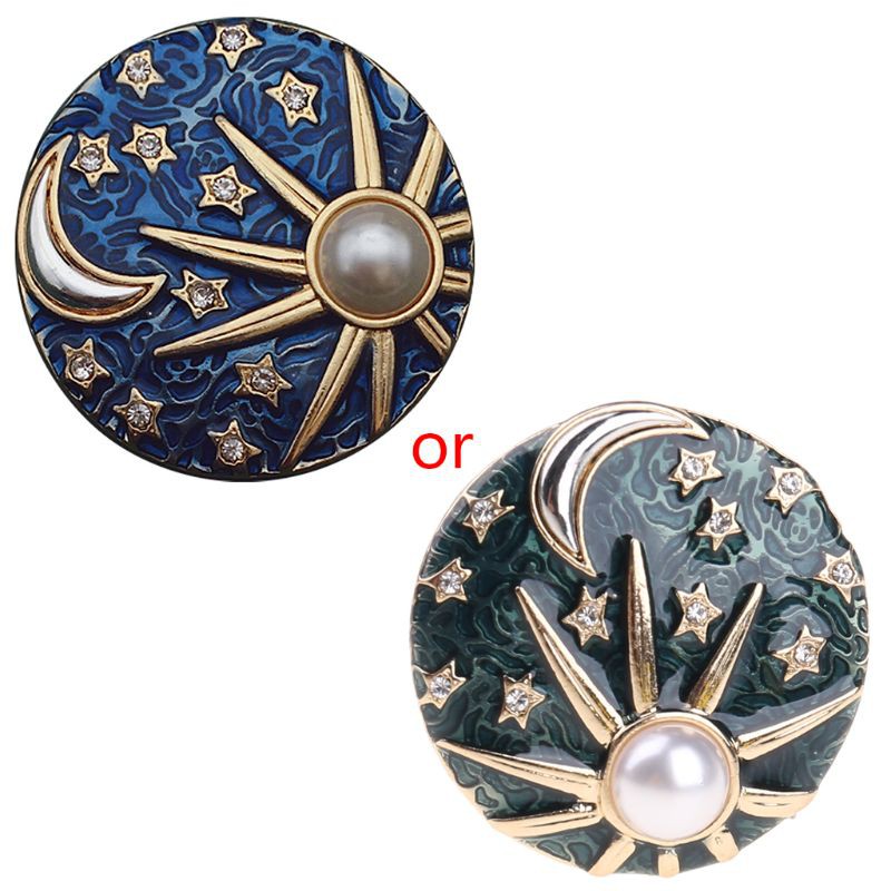 Ghim Cài Áo Hình Mặt Trăng Và Ngôi Sao Thời Trang Cho Nam Nữ