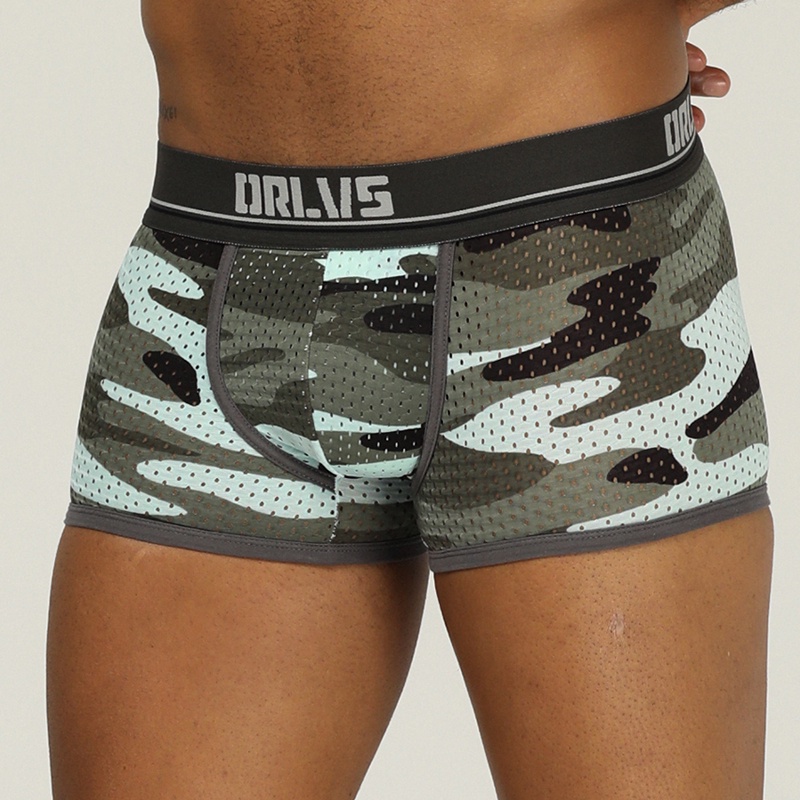 Quần Lót Boxer Nam Dạng Lưới Thoáng Khí Nhanh Khô Orlvs OR191