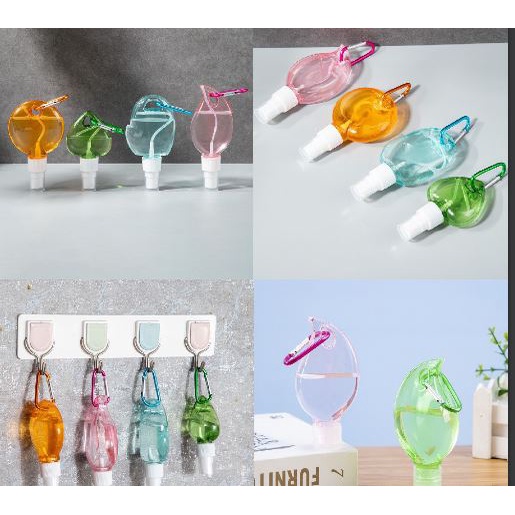 Bình xịt móc khóa đựng dung dịch sát khuẩn (6,5x10cm)