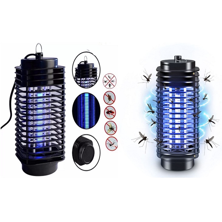 Đèn Bắt Muỗi Côn Trùng hình tháp LM3B Đèn bắt muỗi KHÔN sử dụng sóng siêu tần số cao, không độc hại, an toàn dễ dàng SD