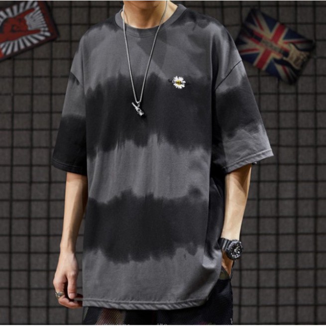 Áo Thun Tay Lỡ Form Rộng Phối Màu In Hoa Cúc Siêu Hot🍁 Unisex nam nữ đều mặc được | BigBuy360 - bigbuy360.vn
