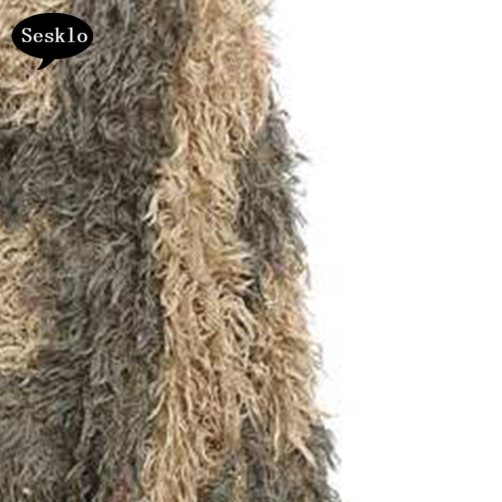 Áo choàng dệt kim phối lông thiết kế thanh lịch cho nữ
 | BigBuy360 - bigbuy360.vn