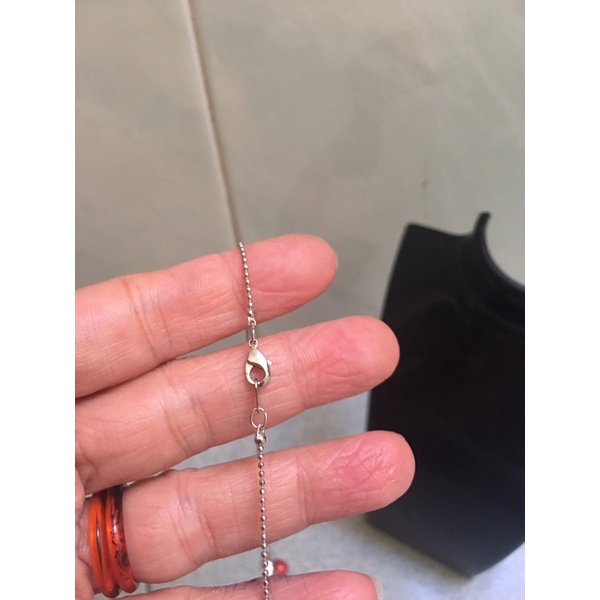 Dây chuyền mặt kiểu phối san hô si tuyển Nhật