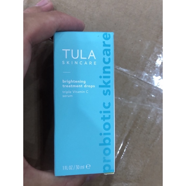 30ml Tula Skincare Brightening Treatment drops triple vitamin c serum probiotic skincare Tula Skincare