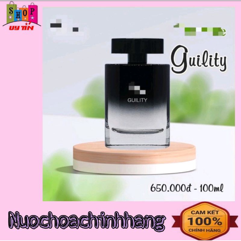 [CHÍNH HÃNG] NƯỚC HOA NAM GUILITY  ( 100Ml) - SANG TRỌNG VÀ ĐẲNG CẤP