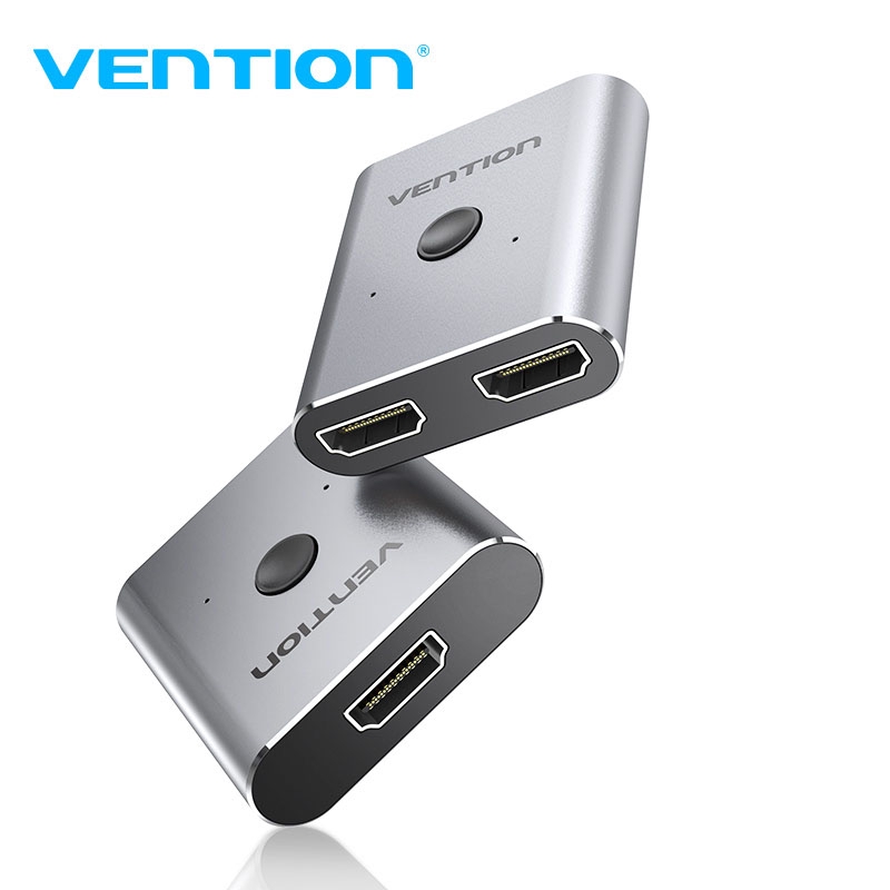Vention HDMI Splitter 4K 60Hz HDMI 2.0 Switcher 1in 2out/ 2in 1out for PS4 TV XBOX360 Adapter Converter