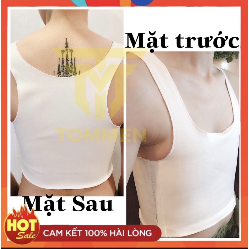 Áo Nịt Ngực TomBoy [ Có Bản Nịt CứngTrước Ngực] - Ngắn Không Viền Cao Cấp Hàng Xưởng Tự May