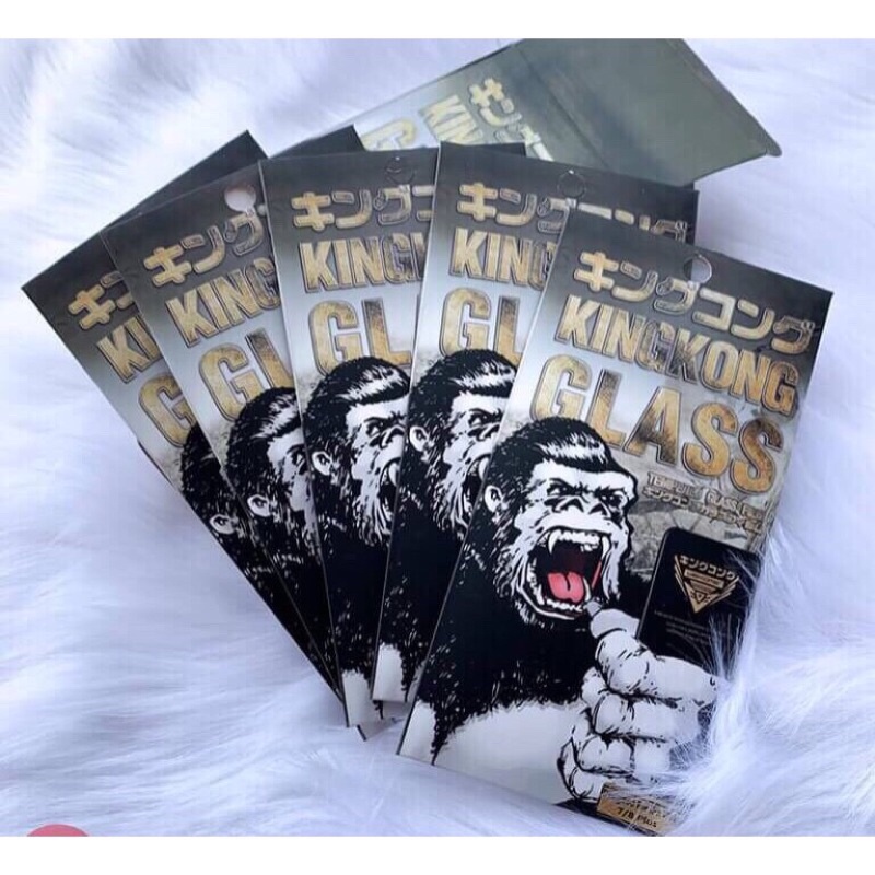 🌟CHÍNH HÃNG 🌟Kính Cường Lực Kingkong Hộp Giấy Full Màn iphone 6 6S 7 8 PLUS XR X XS 11 12 13 / MAX / MINI / PRO  WTP 009