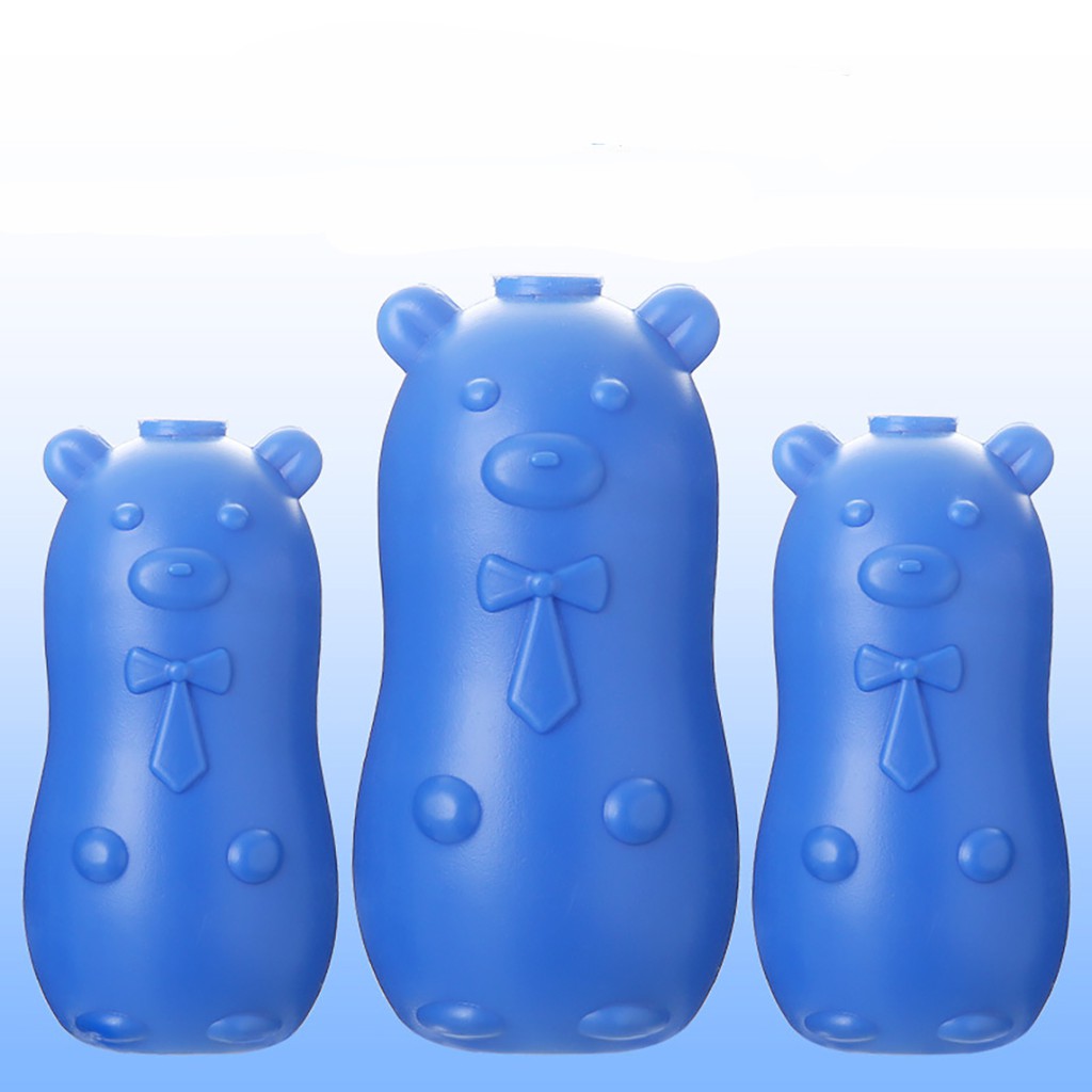 Lọ thả bồn cầu Gấu xanh HAOSACH tẩy rửa khử mùi toilet chai làm sạch phòng tắm diệt khuẩn