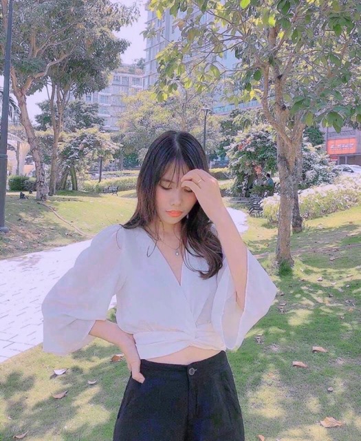 ÁO ĐẮP CHÉO NƠ