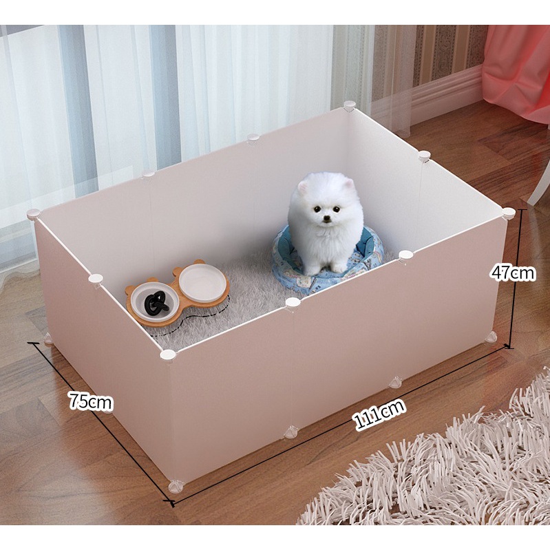 Combo chuồng quây nhựa cho thú cưng nhiều màu sắc