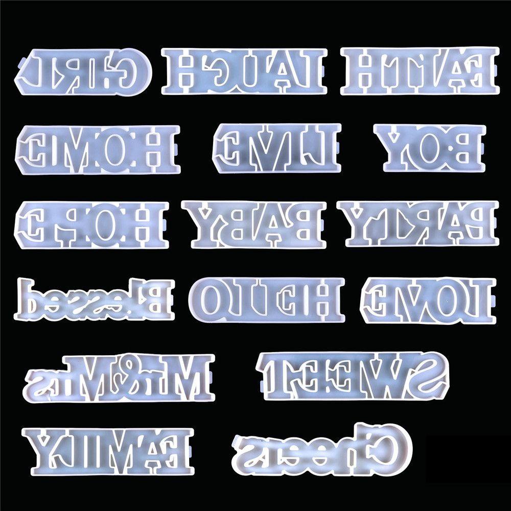 Khuôn Silicone Tạo Hình Chữ Happy Birthday / Love Độc Đáo Trang Trí Bánh Kem