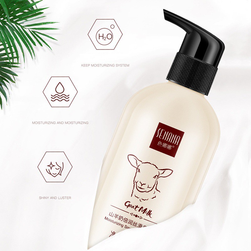 Lotion dưỡng trắng body Senana chiết xuất sữa dê cấp ẩm, dưỡng trắng bật tone, đều màu, săn chắc 250gram - Hanayuki Asia