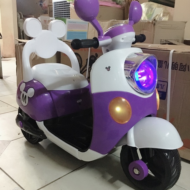 XE MÁY ĐIỆN VESPA 💖 FREESHIP 💖 Giảm 10K Khi Nhập [ Xe đạp ] XE MÁY ĐIỆN VESPA M CHO BÉ TỪ 2-6 TUỔI