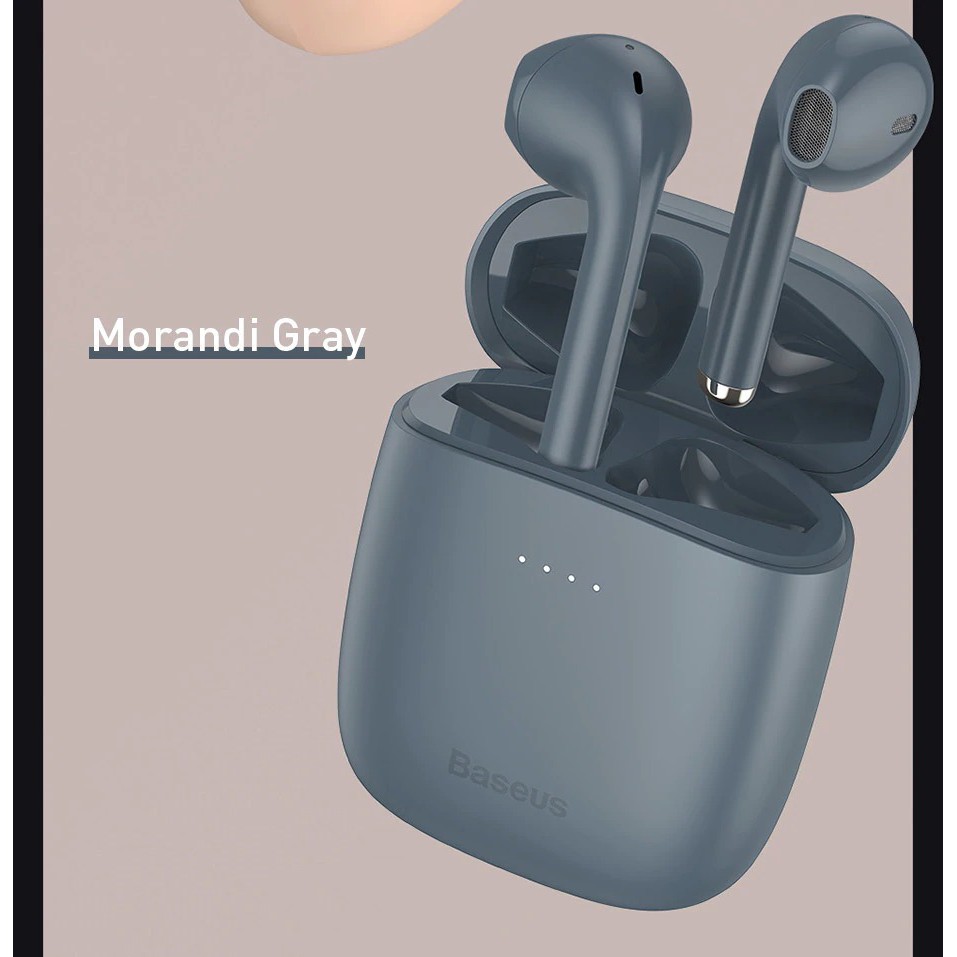 [Mã ELMS5 giảm 7% đơn 300K] Tai nghe cao cấp không dây kèm kén sạc tích hợp sạc không dây chính hãng BASEUS W04/W04Pro | BigBuy360 - bigbuy360.vn