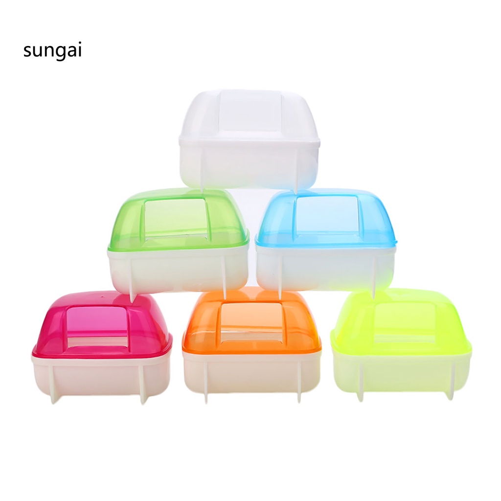 Bồn tắm bằng nhựa thoải mái cho thú cưng sóc chuột hamster