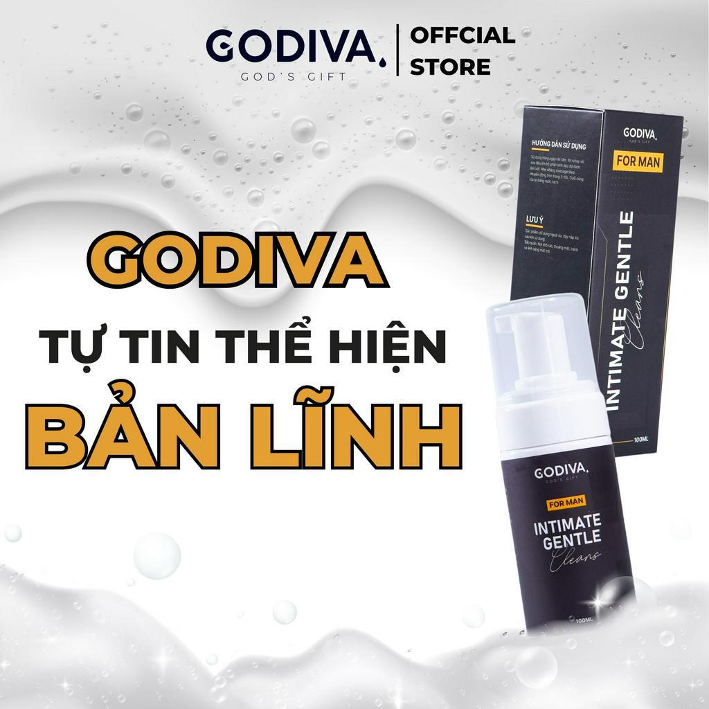 Combo 02 Lăn khử mùi Godiva 20ml + Bọt vệ sinh nam Godiva 100 ml