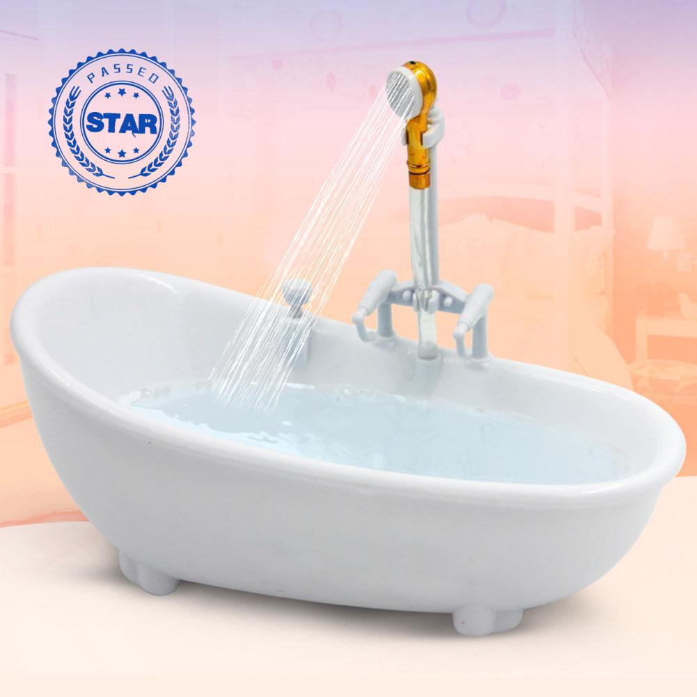 1 Bồn Tắm Mini Tỉ Lệ 1/6 1 Cho Nhà Búp Bê X9Y0