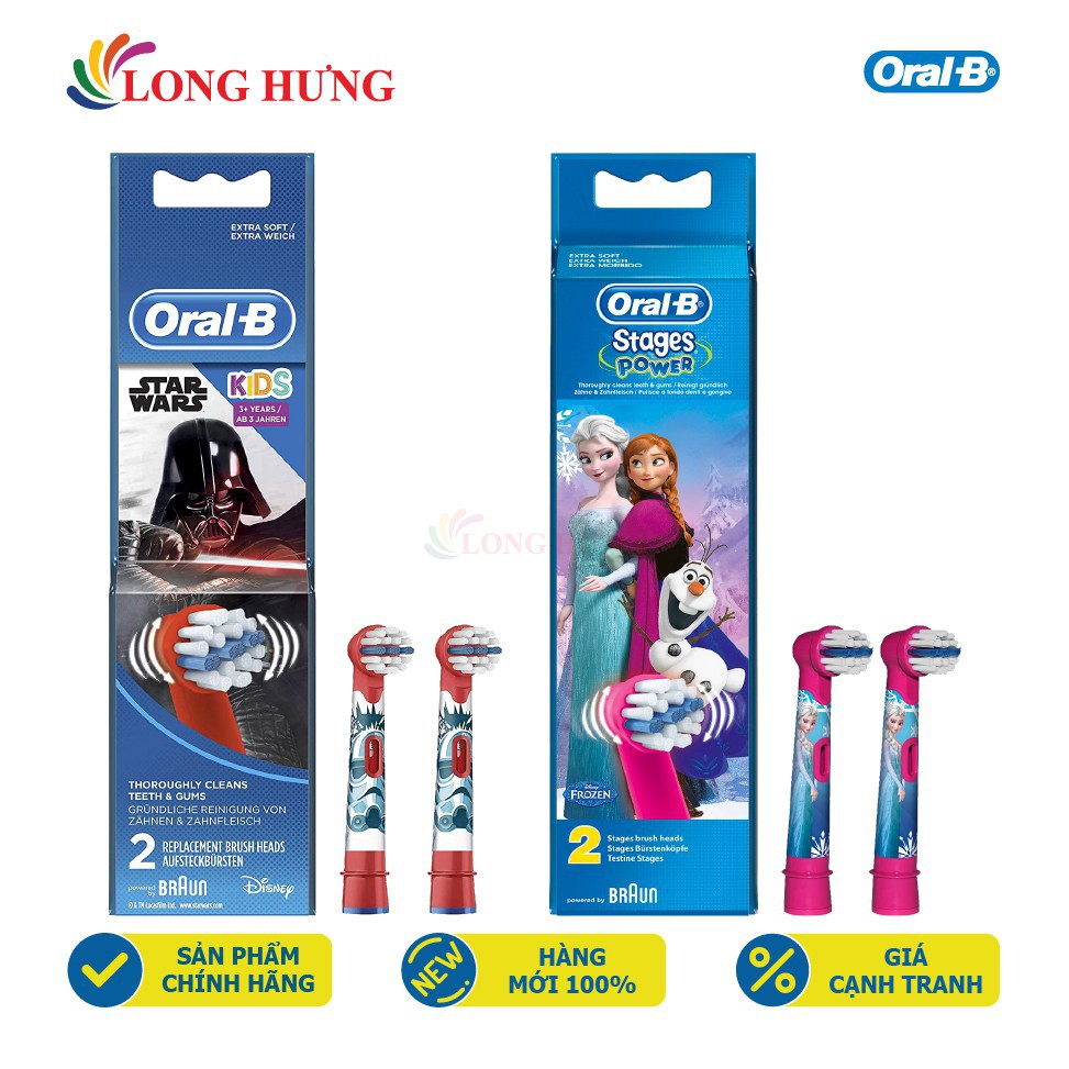 Đầu bàn chải điện❤FREESHIP ❤ Bàn chải Oral b cho bé ,oral b