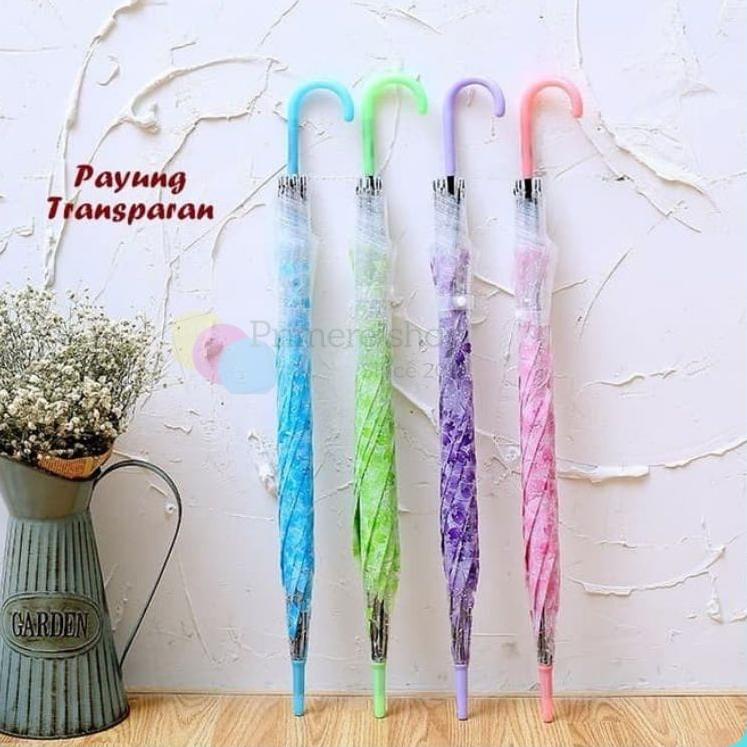 `➬ Dù Trong Suốt Họa Tiết Hoa Anh Đào/Hoa Anh Đào/Hoa Anh Đào Kiểu Hàn Quốc