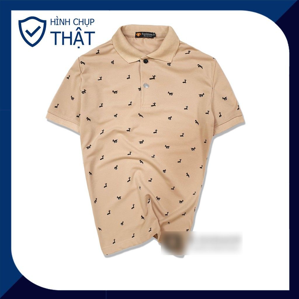 Áo thun nam polo NB004 -  Chất liệu cotton cá sấu, form suông basic thoáng mát, thoải mái | BigBuy360 - bigbuy360.vn