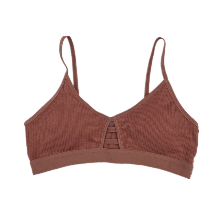 Áo lót Seamless Cotton Bra Wireless Young Girl Breast Pad Push Up Bralette Sports Bra Underwear Women Sexy Lingerie Girls Tops