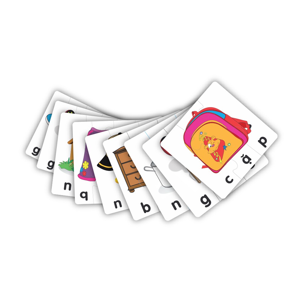 Đồ chơi gỗ Winwintoys - Bộ ghép hình học chữ Tiếng Việt 2