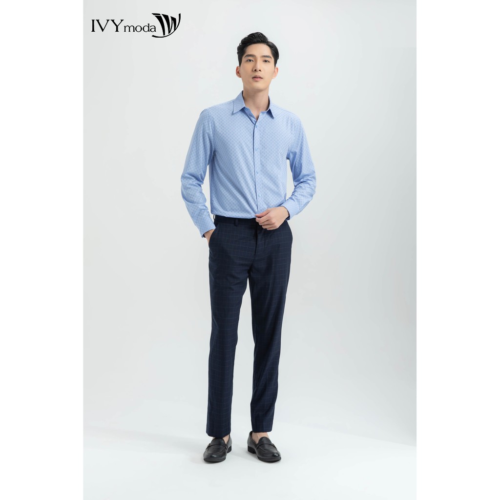 Áo sơ mi nam BB Shirt IVY moda MS 17E2879