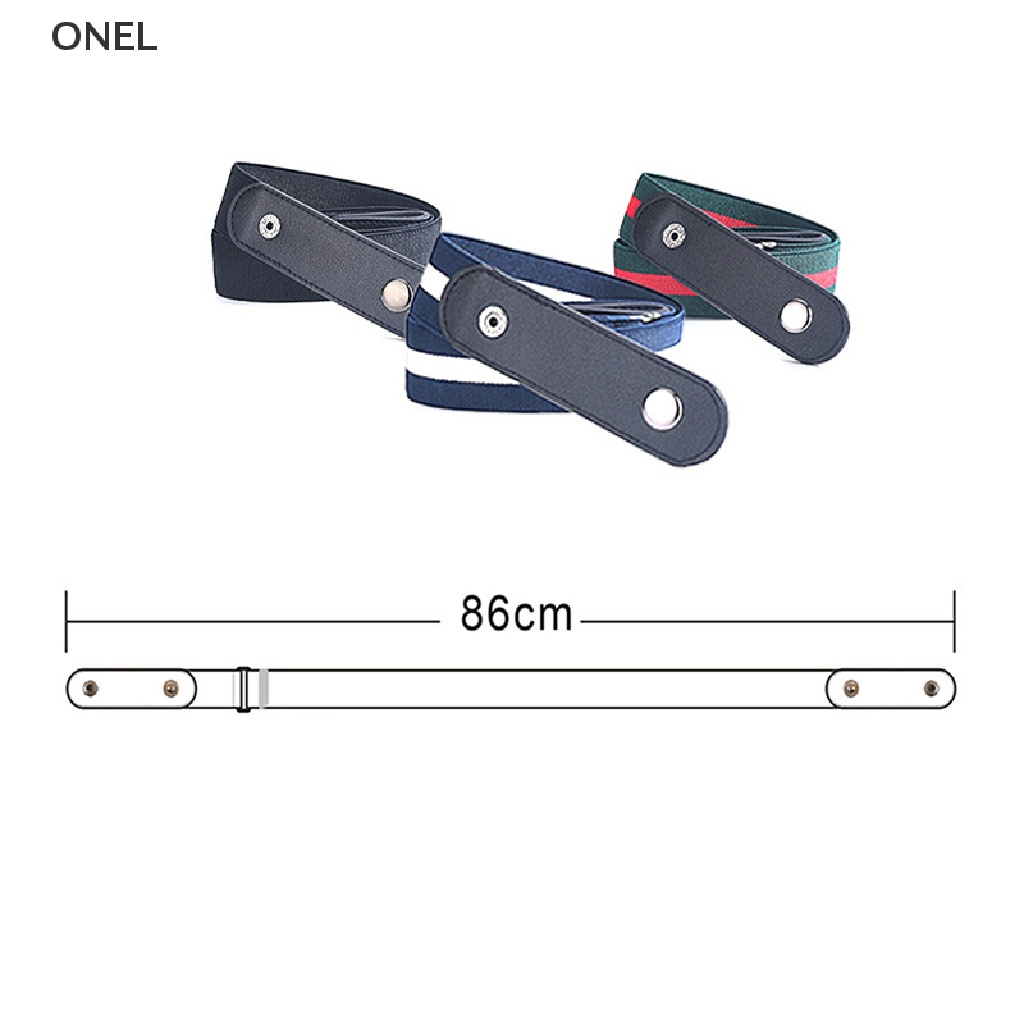 Thắt Lưng Không Khóa Cài Co Giãn Cho Quần Jean