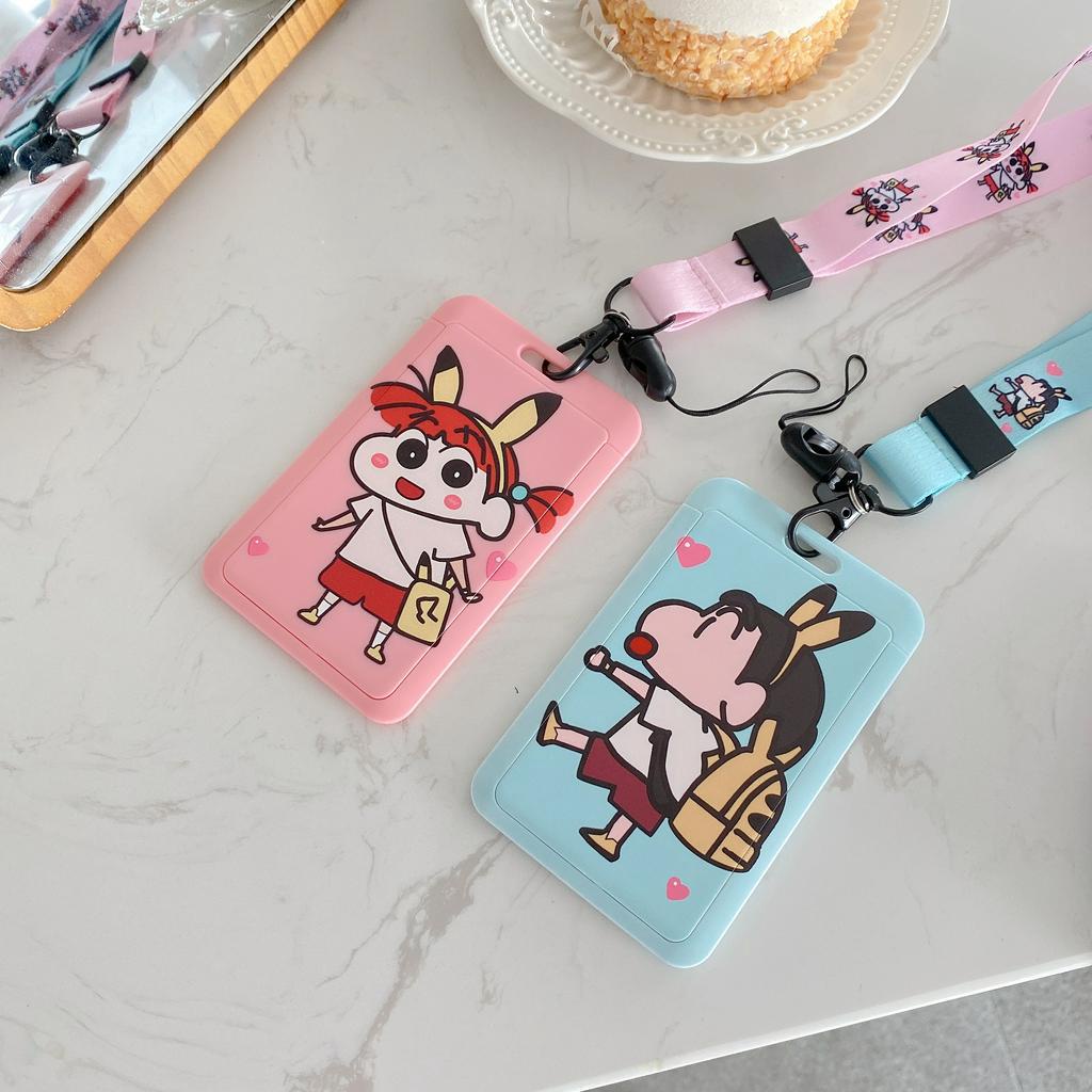 Dây Đeo Thẻ ID/Thẻ ID Họa Tiết Hoạt Hình Mickey Minnie Dễ Thương