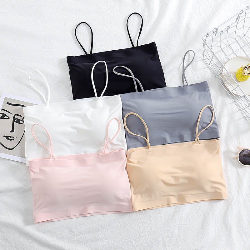 [Mã FAMARAL1 giảm 10K đơn 50K] Áo Bra Đúc Su Trơn 2 Dây Mềm Mịn A399 | BigBuy360 - bigbuy360.vn