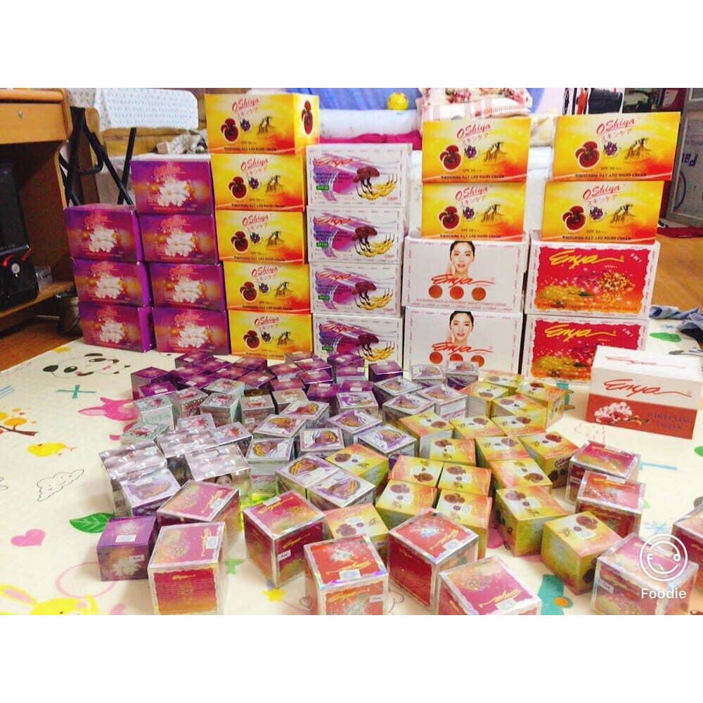 KEM ENYA VÀNG XOÁ THÂM NÁM - PHỤC HỒI DA 9 TRONG 1 - 25G - ENYA WHITENING COLLAGEN GOLD AGE-DEFYING CREAM