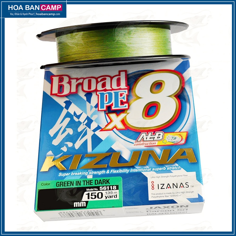 Dây Dù Owner Kizuna Broad PE 8x | Made in Japan