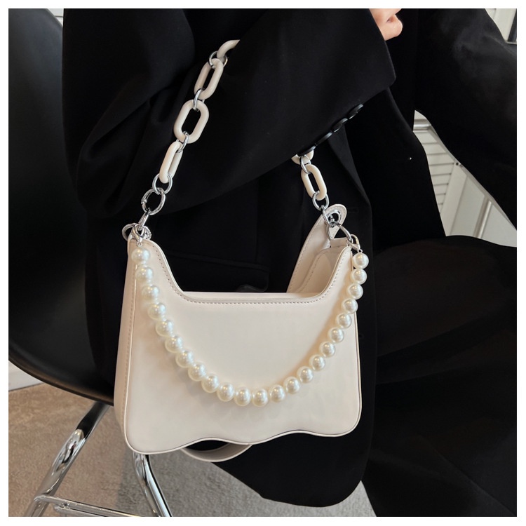 Túi Đeo JASMIN NOIR Chéo Da PU Hình Bán Nguyệt Xinh Xắn Cho Nữ
