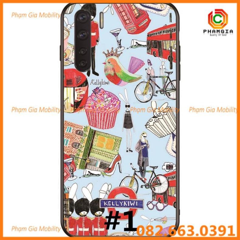 Ốp lưng in hình dễ thương dẻo cho OPPO A91/F15/ OPPO A31 (2020)/A8/ Reno 3 pro 5G/Realme X50